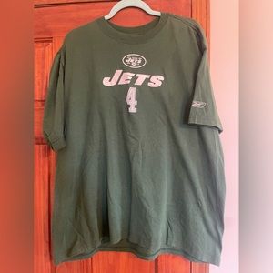 New York Jets, Brett Favre jersey tee, size XL